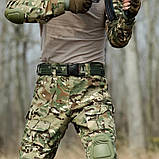 Комплект тактичних наколінників і налокітників Combat (вставки в костюм), фото 8
