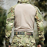 Комплект тактичних наколінників і налокітників Combat (вставки в костюм), фото 7