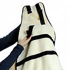 Накидки для передніх сидінь Хутряні Бежеві 2 шт, фото 3