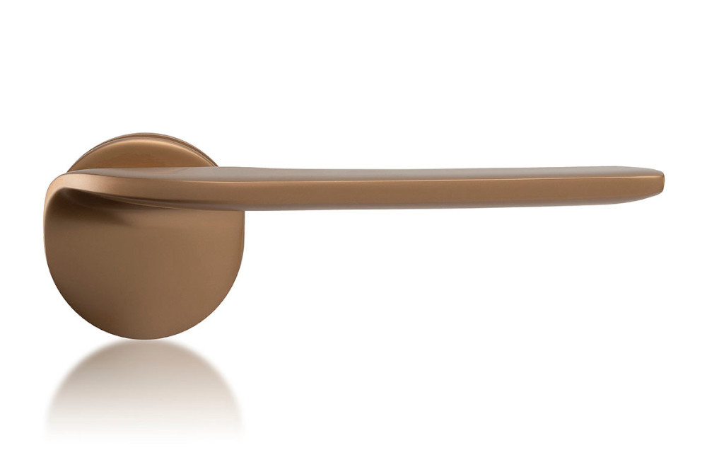 Дверна ручка на розетці M&T Up 147193 TIN-B Титан, фото 1