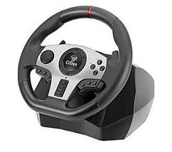 Спортивний руль для гонок з педалями та коробкою передач для компютера PS3 PS4 XBOX 360 XBOX ONE ПК, фото 4