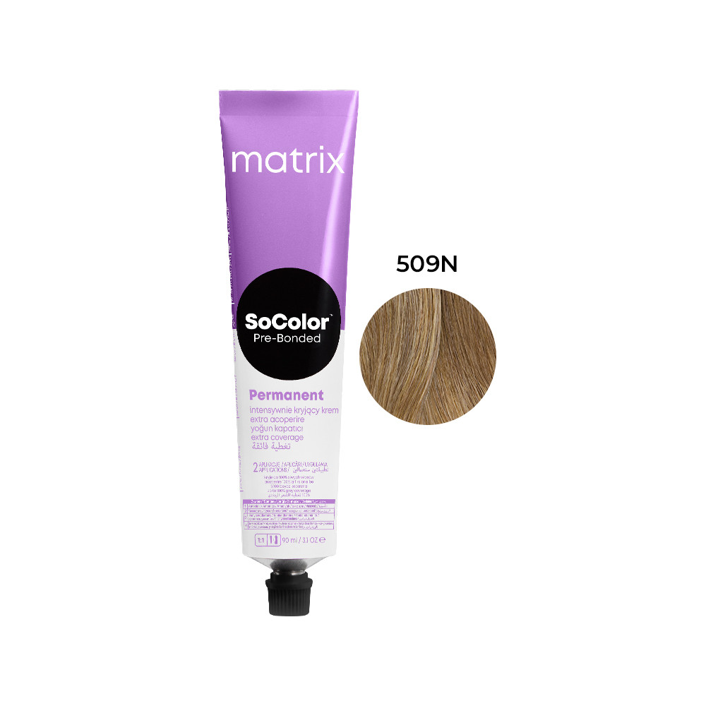 Крем-фарба для волосся Extra Coverage PRE Bonded SOCOLOR.beauty тон 509N, 90 мл Matrix