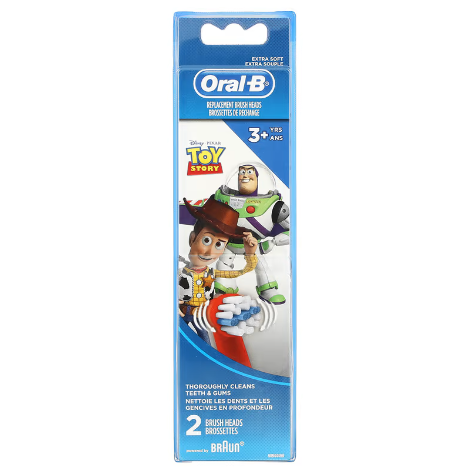 Насадка для зубних щіток Oral-B Replacement Brush Heads Extra Soft 3+ Years Toy Story 2 шт