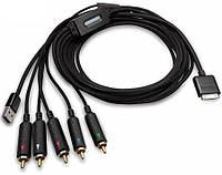 Аудио-видео Capdase кабель AV Component Cable Black 2M iPad/iPhone/iPod (AVII-J701)