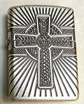 Оригінальна запальничка Zippo 29667 Armor Celtic Cross Design ексклюзивний подарунок, фото 2