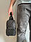 Сумка-слінг чоловіча Louis Vuitton чорний monogram у подарунковій упаковці, фото 7