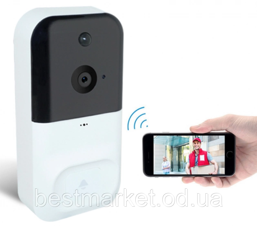 Домофон Smart Doorbell X5 Бездротова відеокамера Дверного Дзвінка