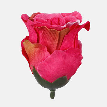 Троянда бутон рожева (КОД: Dk. Pink W681-10) В - 7  см  Д - 4 см | виробництво Польща |24 шт. в упаковці
