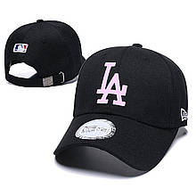 Кепка бейсболка LA New Era чорна (341LANB)