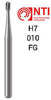 H7-010-FG Бор Твердосплавный грушевидный ( Груша ) для турбинного наконечника NTI