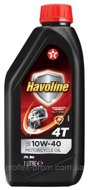 Олива моторна Texaco Havoline 4T MCO 10W-40, 1л (шт.)