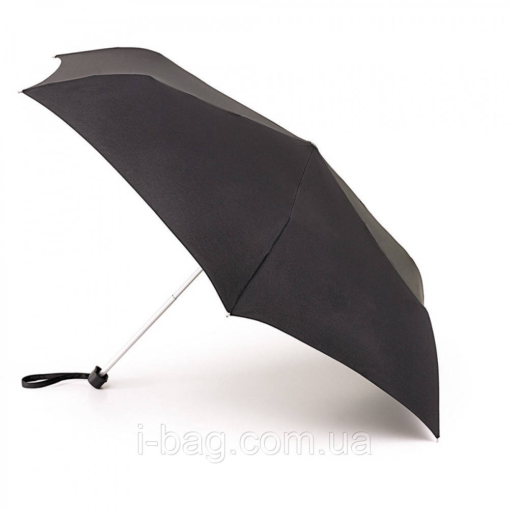 Парасолька Fulton Miniflat-1 L339 Black (Чорний)