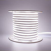 Led неон 220В нейтральний білий AVT smd2835 120LED/m 7W IP65, 1м