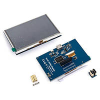 Дисплей Raspberry 5inch HDMI Display 800X480 XPT2046 Touch Controller