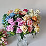 Штучні квіти. Букет Rose Luxe, сливовий, фото 3