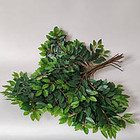 Искусственная зелень. Ветка листьев глицинии LUX.Упаковка 6 шт