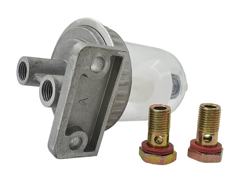 Фільтр паливний (відстійник) МТЗ скляна колба (в-во S.I.L.A. AC) 240-1105010-01, фото 1