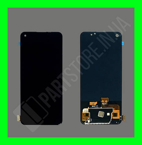 Дисплей Oppo Realme GT 5G/GT Master Edition/GT Neo/Reno 5 із сенсором, чорний (OLED, оригінальні, фото 2