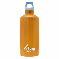 Бутылка Laken Futura 0,6 л Orange/Blue Cap 71A-OR