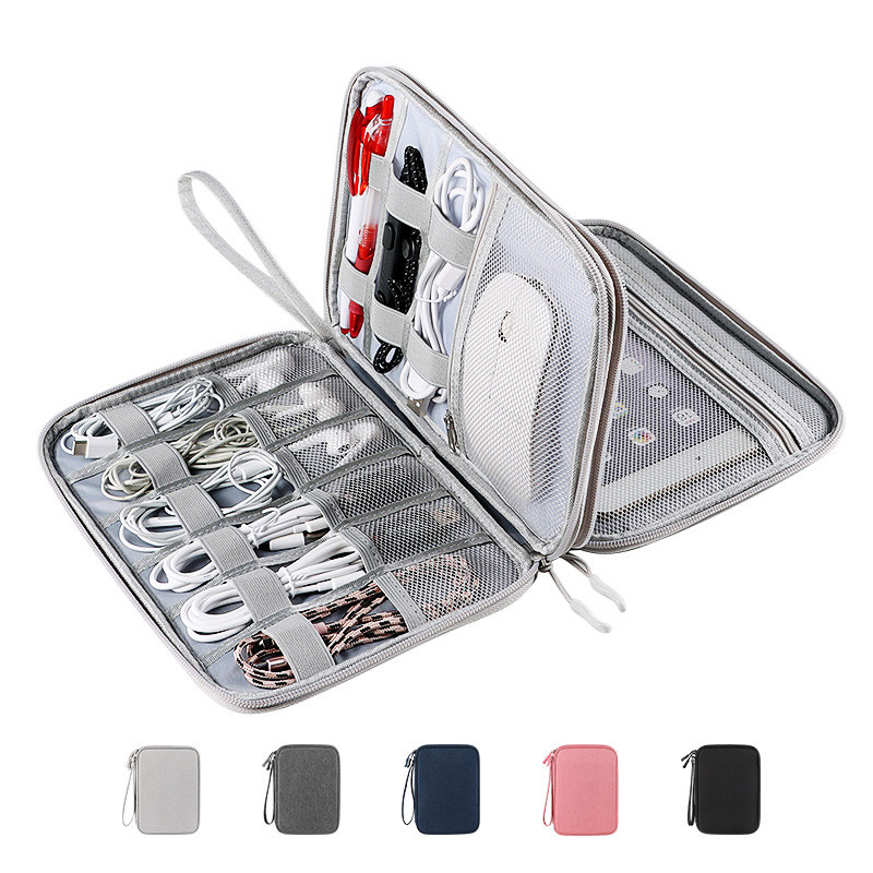 Дорожній органайзер для проводів, зарядок і кабелів, фото 1