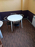 Підлога пазл -модульне підлогове покриття 600*600*10 мм коричневе дерево (МР6), фото 4