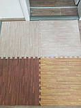 Підлога пазл -модульне підлогове покриття 600*600*10 мм пісочне дерево (МР14), фото 4