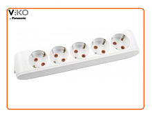 Колодка для подовжувача VIKO by Panasonic Multi-Let 5 гнізд із заземленням