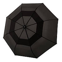 Зонт Антиветер Doppler увеличенный купол черный (полный автомат) арт.743163 SZ