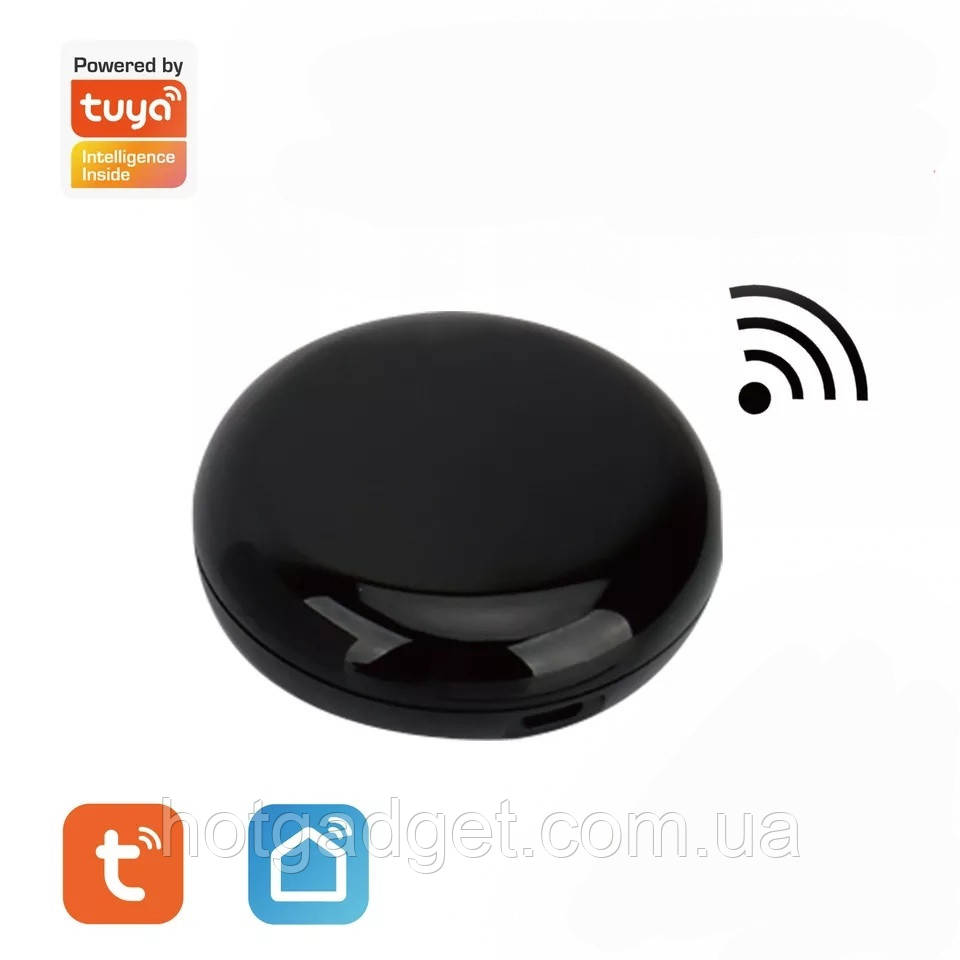 Розумний універсальний пульт керування IR WiFi Tuya Smart Life з датчиком температури та вологості
