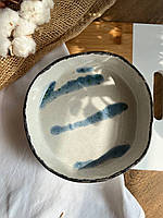 Тарілка «Глибока» 500 мл, «Чорний лофт exclusive»