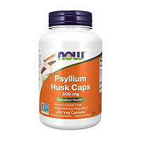 Now Foods, Psyllium Husk Caps 500 мг (200 капс.), клетчатка из подорожника