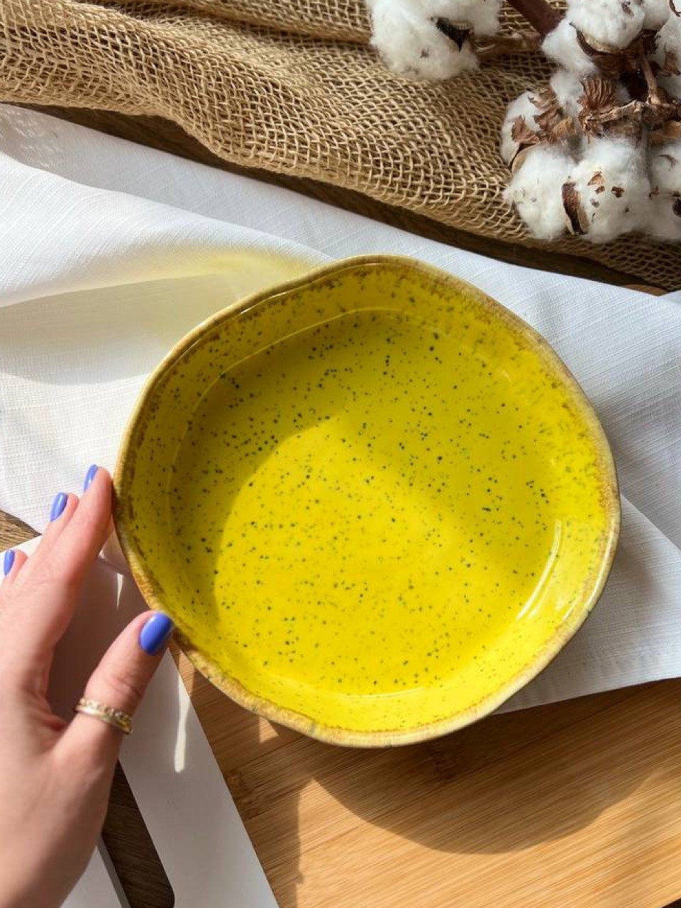 Тарілка "Глибока" 500 мл, "Freedom yellow", фото 1