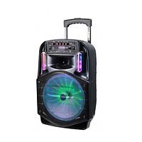 Колонка- чемодан CH-8612 | Bluetooth колонка+светомузыка,микрофон,пульт