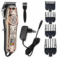Машинка для стрижки Kemei LFJ KM-2617 | аккумуляторная беспроводная волос и бороды