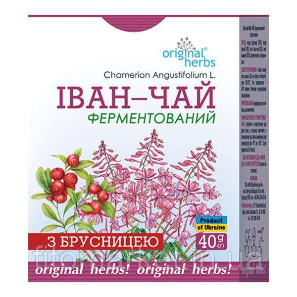 Іван-чай ферментований з брусницею Original Herbs 40 г