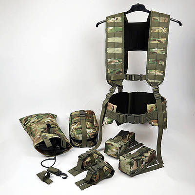 РПС Комплект 8 підсумків АК Ремінно-плечова система з 8 підсумками Мультикам