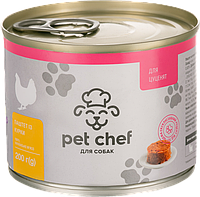 Паштет мясной для щенков Pet Chef с курицей, 200 г