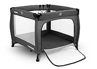 Дитячий манеж квадратний переносний з матрацом для дітей до 15 кг Caretero Quadra Graphite, фото 3