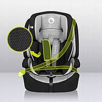 Дитяче автокрісло для дітей з 6 місяців Lionelo Nico BLACK GREY 9-36 кг, фото 5