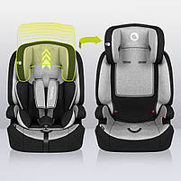 Дитяче автокрісло для дітей з 6 місяців Lionelo Nico BLACK GREY 9-36 кг, фото 9