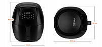 Аерогриль Аерофритюрниця Zeeegma Knapper GRAND Black, фото 8