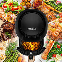 Аерогриль Аерофритюрниця Zeeegma Knapper GRAND Black, фото 9