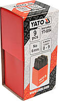 Клейма сталеві цифра № 6 (9 шт) YATO (YT-6854)