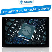 Монітор екран для мікроскопа Sunshine M-24 портативний дисплей 10'' / 1280x800 / HDMI / VGA / USB / RCA