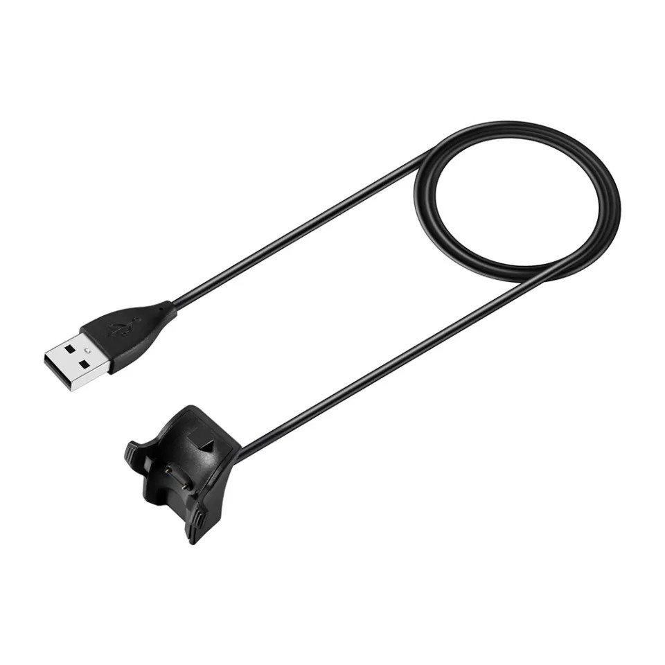 Зарядний USB кабель для браслета Honor Band 3 / Honor Band 4 / Honor Band 5 / 100 см. Чорний, фото 1