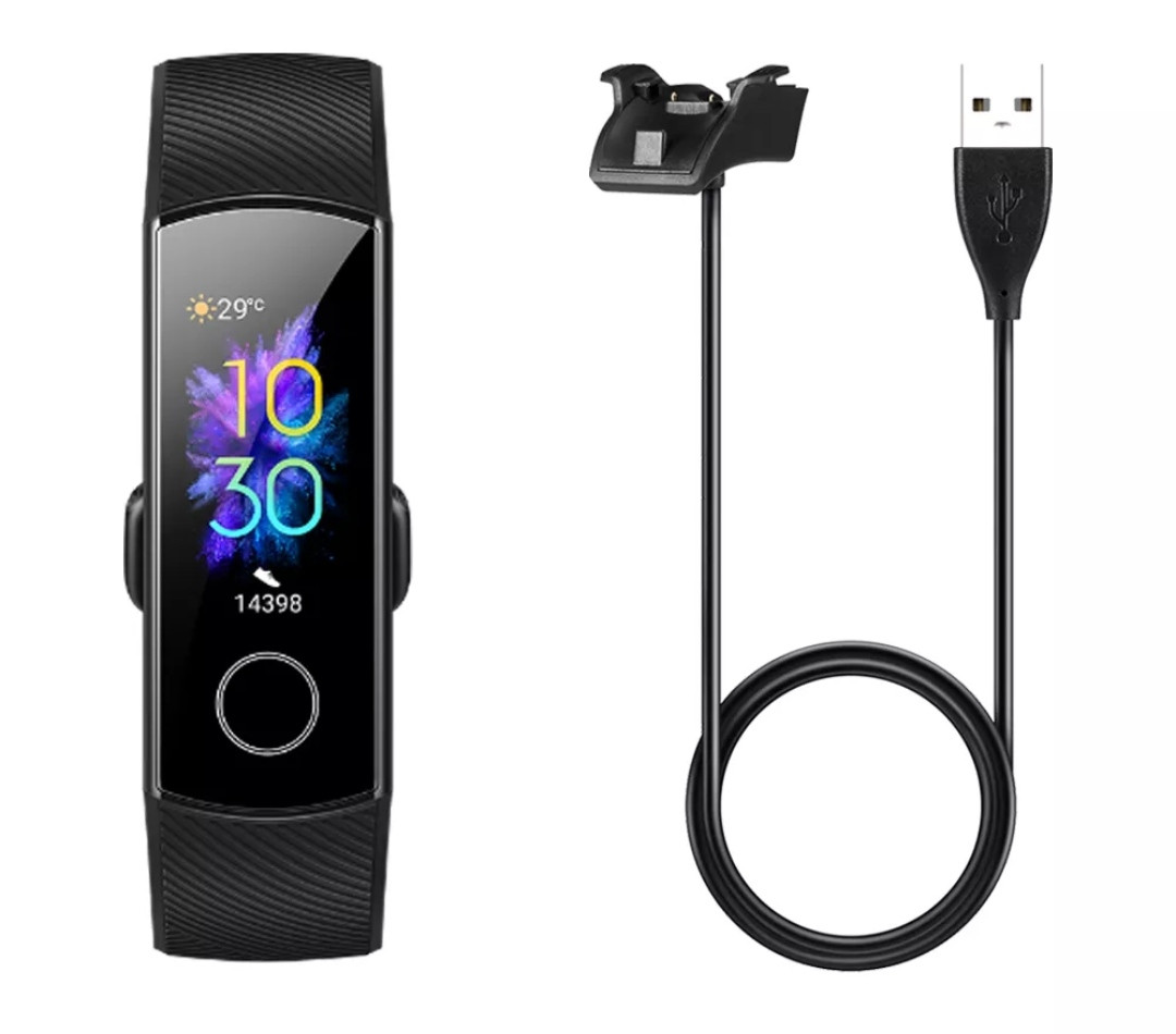 Зарядний USB кабель для браслета Huawei Band 2 pro / Huawei Band 3 pro / 100 см. Чорний, фото 1