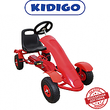 Дитячий веломобіль машина педальна карт педальний KIDIGO Freedom навантаження 80 кг діаметр коліс 25 см