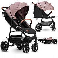 Прогулянкова дитяча коляска Lionelo Alexia PINK ROSE коляска для дітей регульована до 15 кг рожева, фото 3