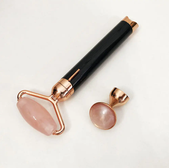 Електричний ролик-масажер для обличчя Flawless Contour Чорний (KG-6983)