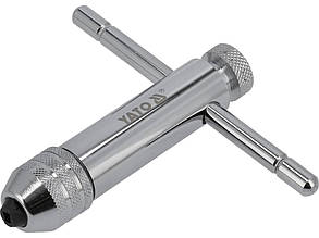 Вороток для позначників із тріскачкою YATO YT-2990: M5-M12, L = 100 мм